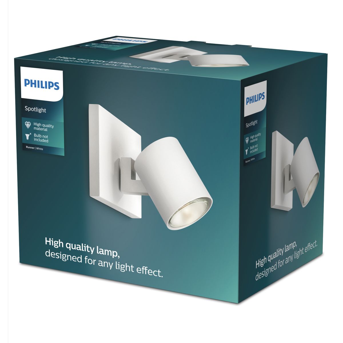 PHILIPS - Apliqué Neiro 1 Luz Metal Blanco