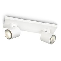 Barra Led Neiro 2 Luces Metal Blanco