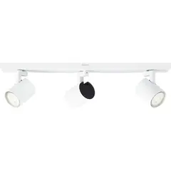 PHILIPS - Barra Led Neiro 3 Luces Metal Blanco