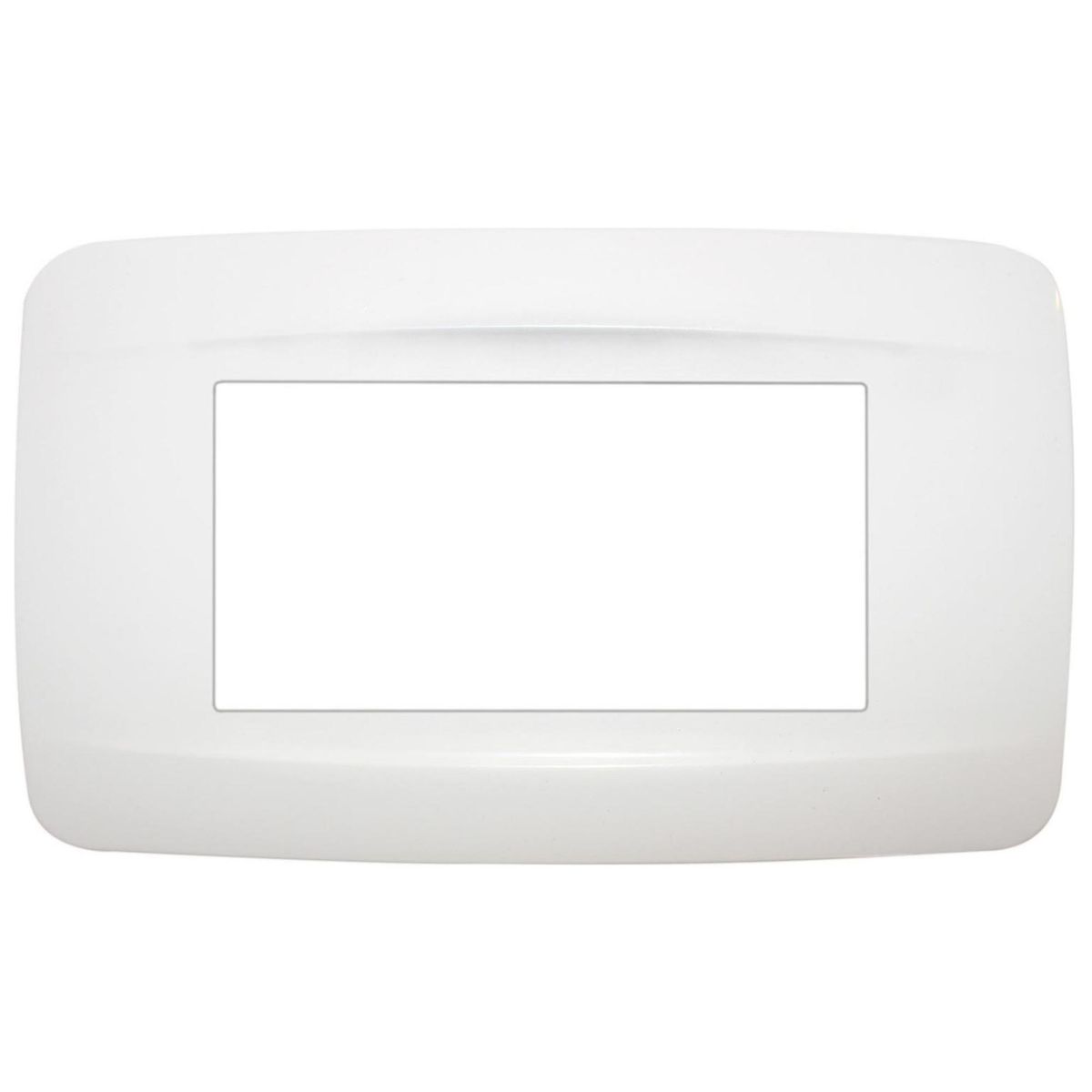 KARSON - Placa 3 módulos con soporte  blanco