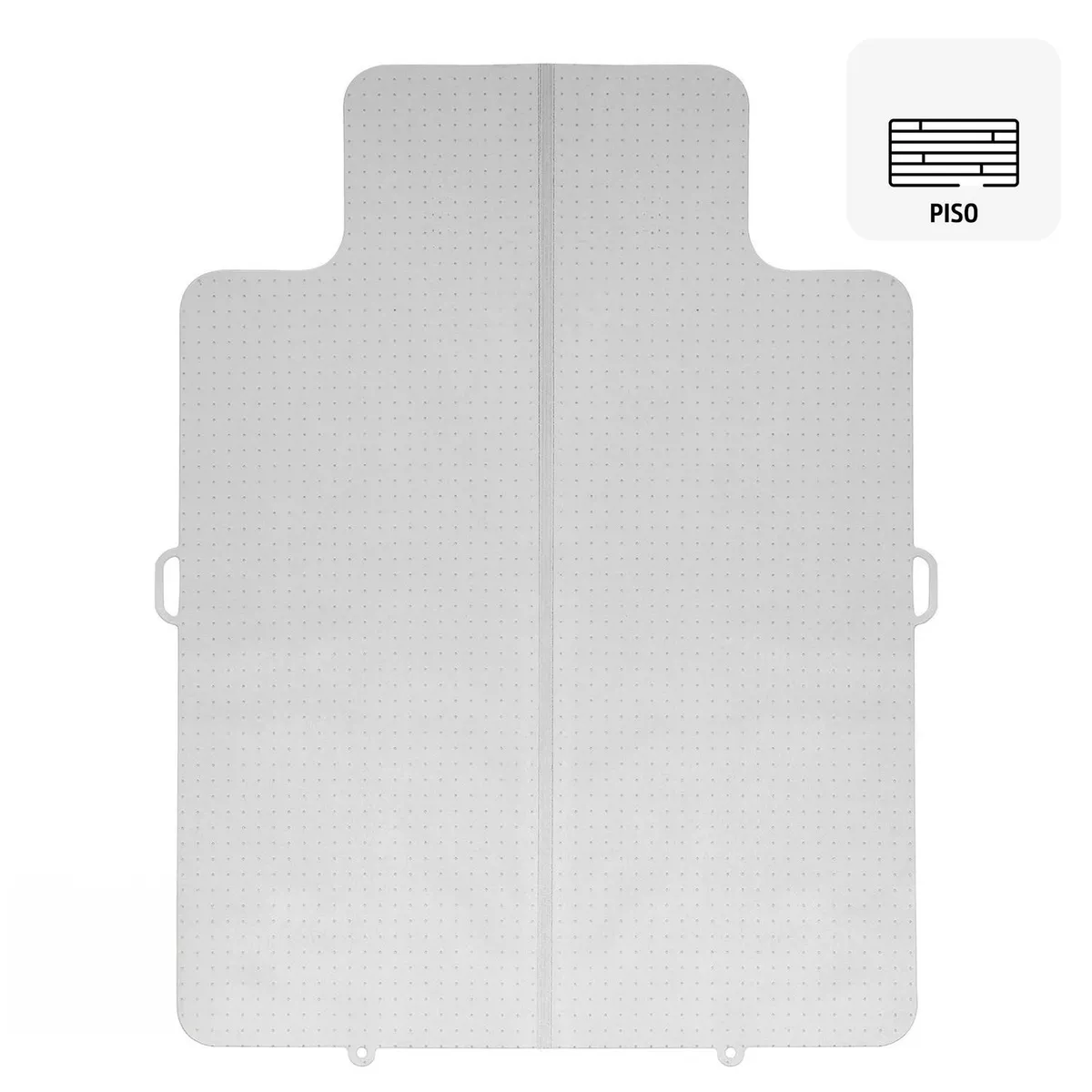 DIB - Protector plegable para alfombra plástico blanco