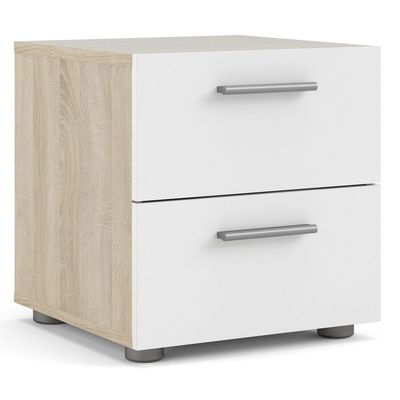 Imagen 2 del producto Velador 2 Cajón(es) Pepe 40x42.3x40.25 cm Blanco