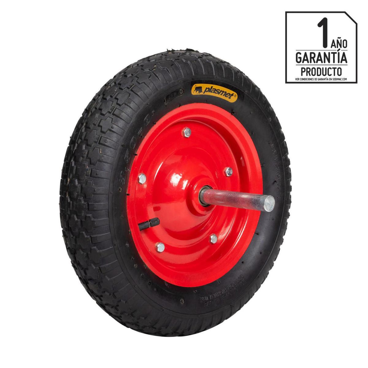 Plasmet - Rueda Para Carretilla 8"