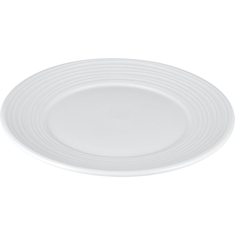 JUST HOME COLLECTION - Plato de comida 21 cm blanco Ring
