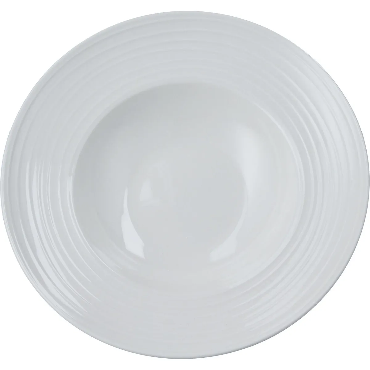  - Combo 12 Plato hondo 24 cm blanco Ring