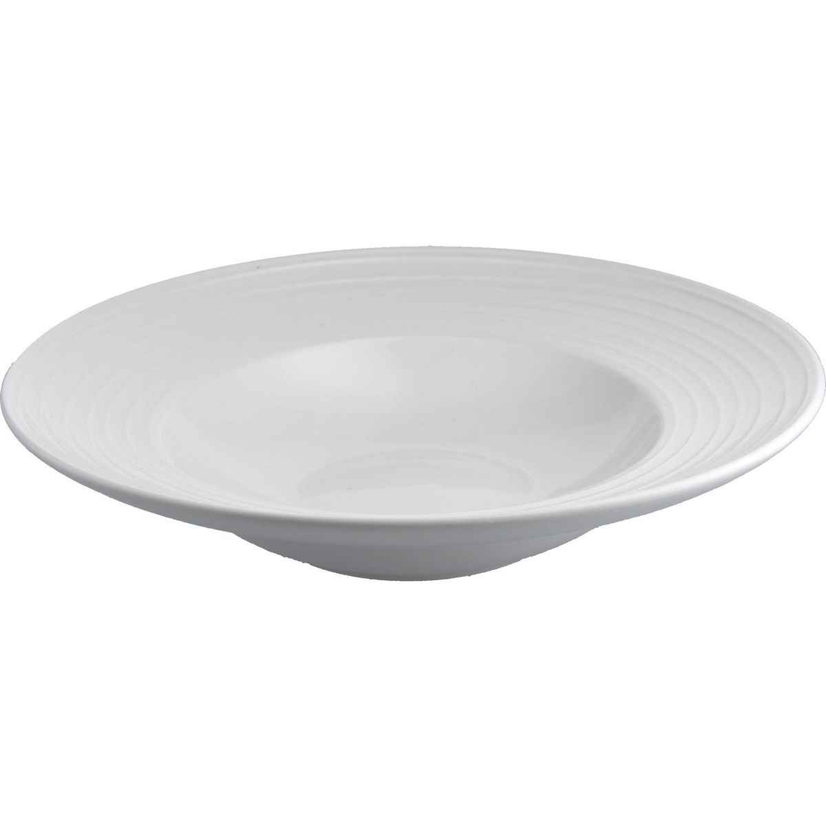 JUST HOME COLLECTION - Plato hondo 24 cm blanco Ring