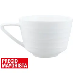 JUST HOME COLLECTION - Taza blanca Ring Blanco