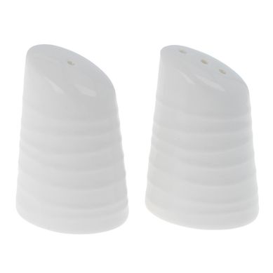 Set salero/pimentero blanco Ring