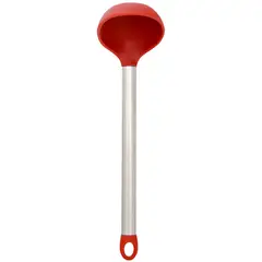 JUST HOME COLLECTION - Cucharón 30 cm silicona rojo