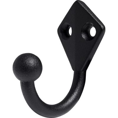 Imagen 2 del producto Gancho para Percha Sencillo Zinc Negro