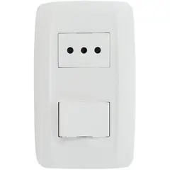 KARSON - Interruptor 9/12 y tomacorriente 10 A Blanco