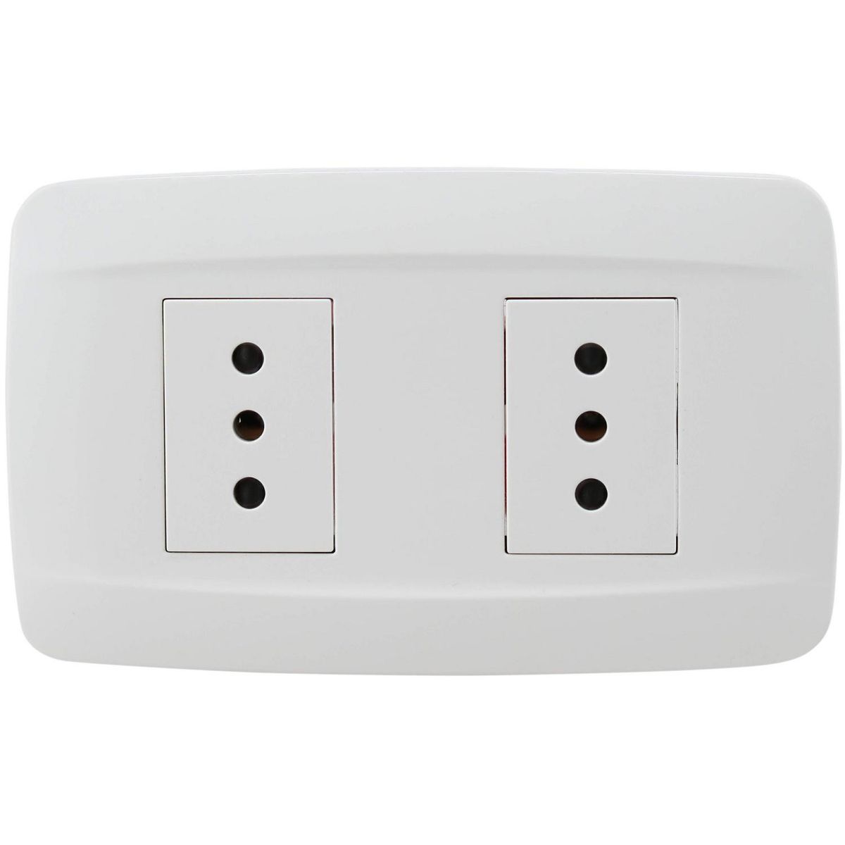 KARSON - Tomacorriente doble 10 A Blanco