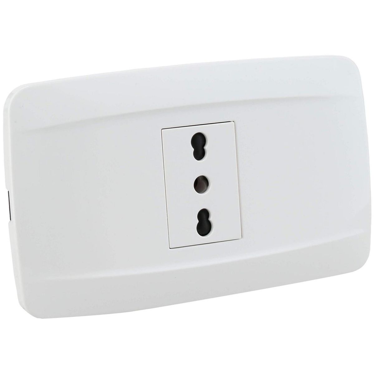 KARSON - Tomacorriente simple 10 A Blanco