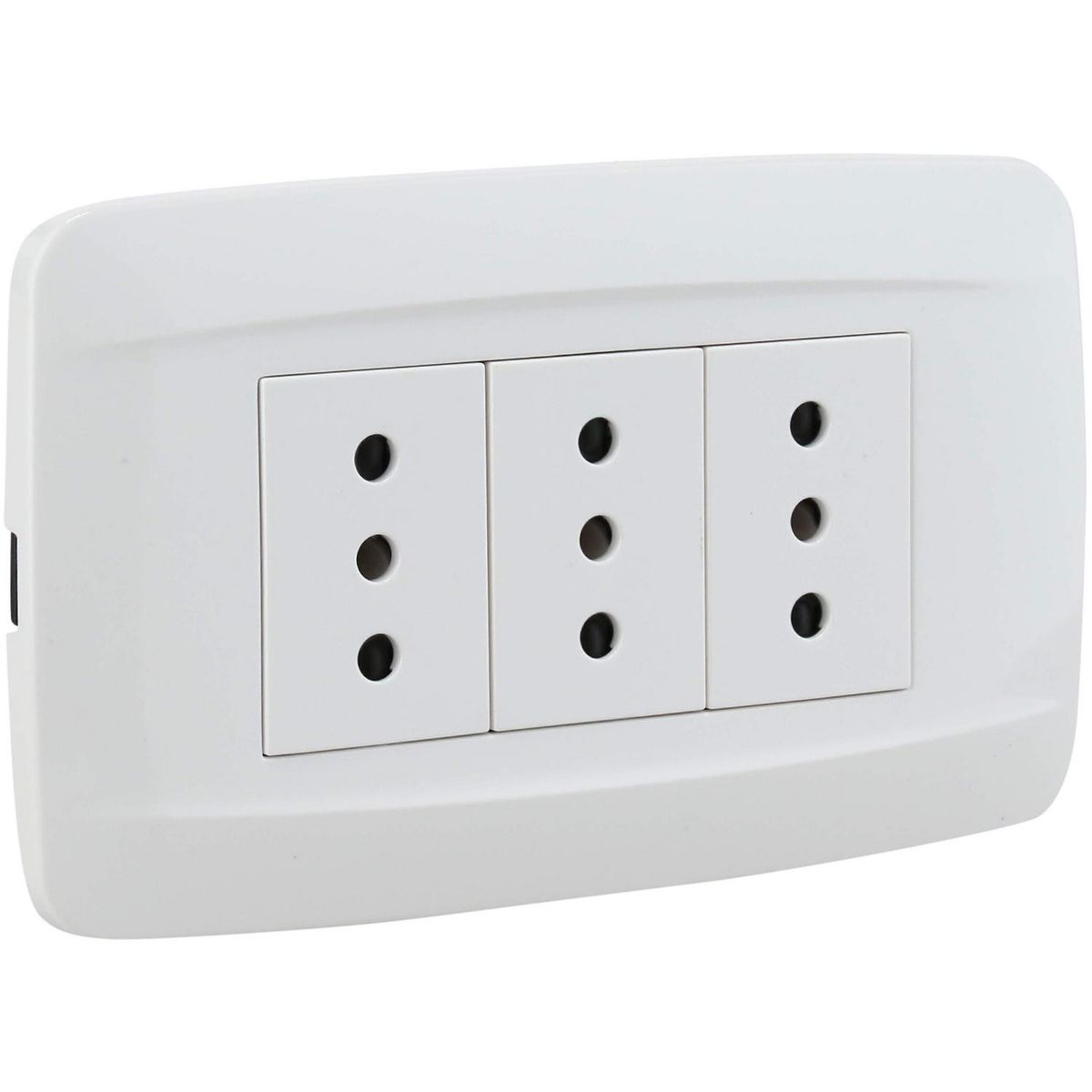 KARSON - Tomacorriente triple 10 A Blanco