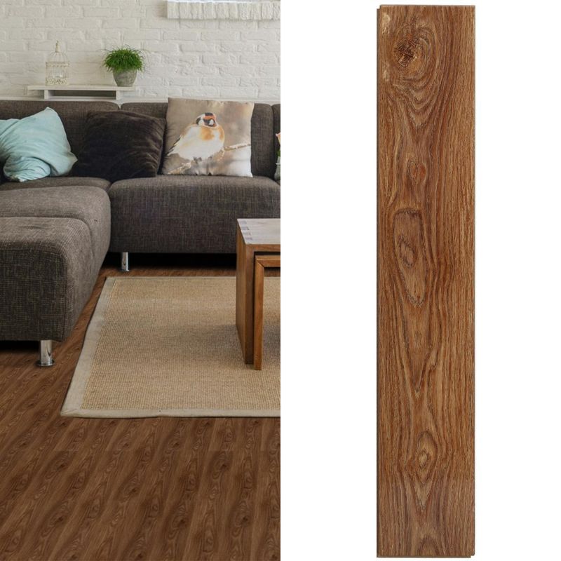 HOLZTEK - Piso Flotante 8 mm RIVERY BRILLANTE Café 1.9 m2