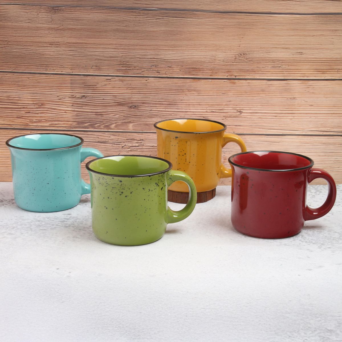 JUST HOME COLLECTION - Taza 540 ml Cerámica Colores Surtidos
