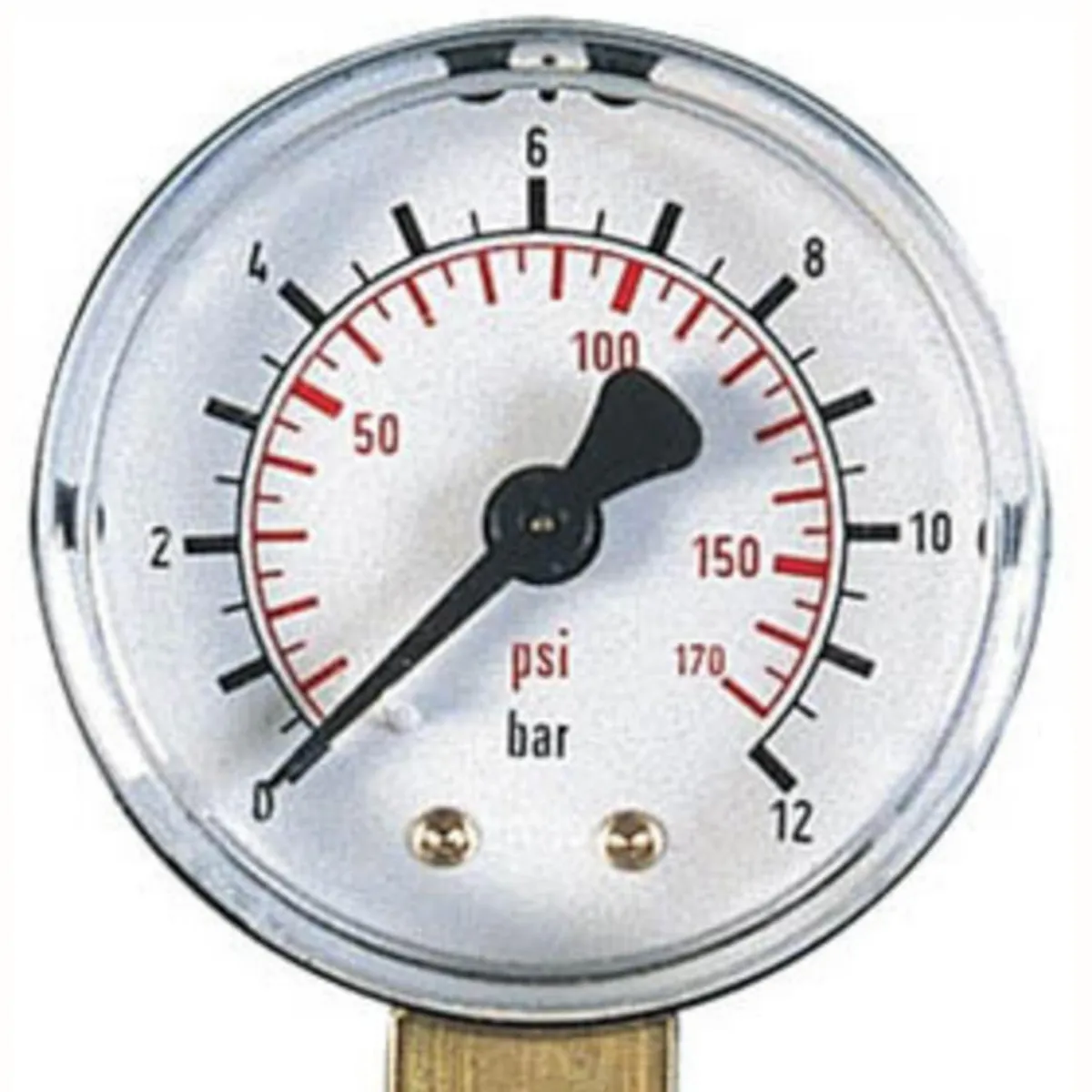 PGIC - Manómetro 0-11 bar bronce