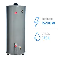 RHEEM - Termo Gas Natural 375 Litros 15200 W de Piso