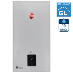 RHEEM - Calefont Gas Licuado 10 Litros Tiro Natural Ionizado