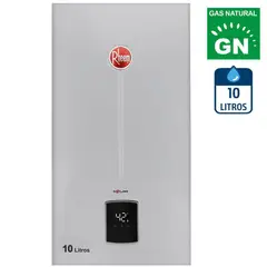 RHEEM - Calefont Gas Natural 10 Litros Tiro Natural Ionizado