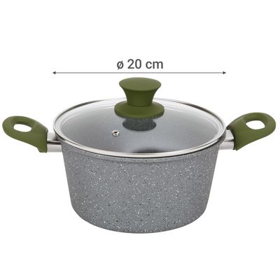 Imagen 2 del producto Olla de Aluminio 20 cm 2,7 Lts Granito