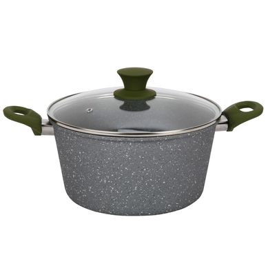Olla de Aluminio 24 cm 4,3 ts Granito