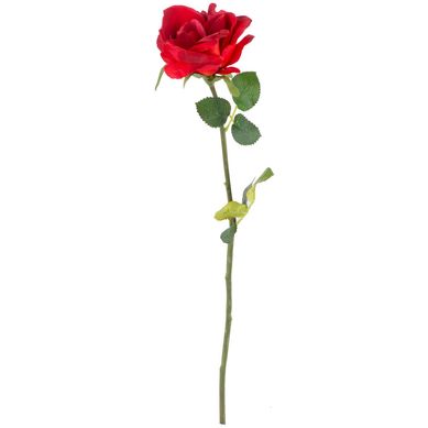 Rosa artificial 54 cm rojo