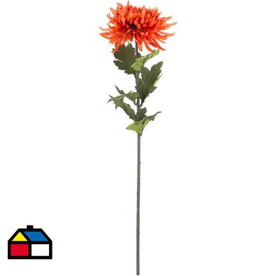 Flor artificial 84 cm naranjo