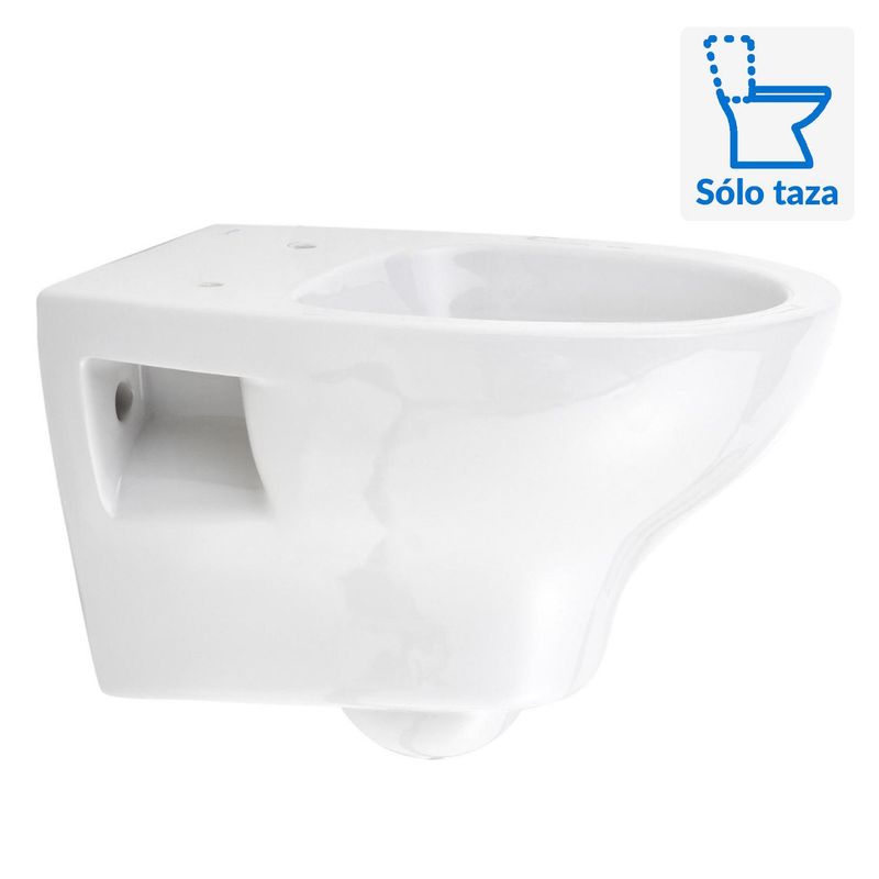 SANITANA - Sanitario WC/WC a Muro 30,5 cm 6 Litros Pop Blanco
