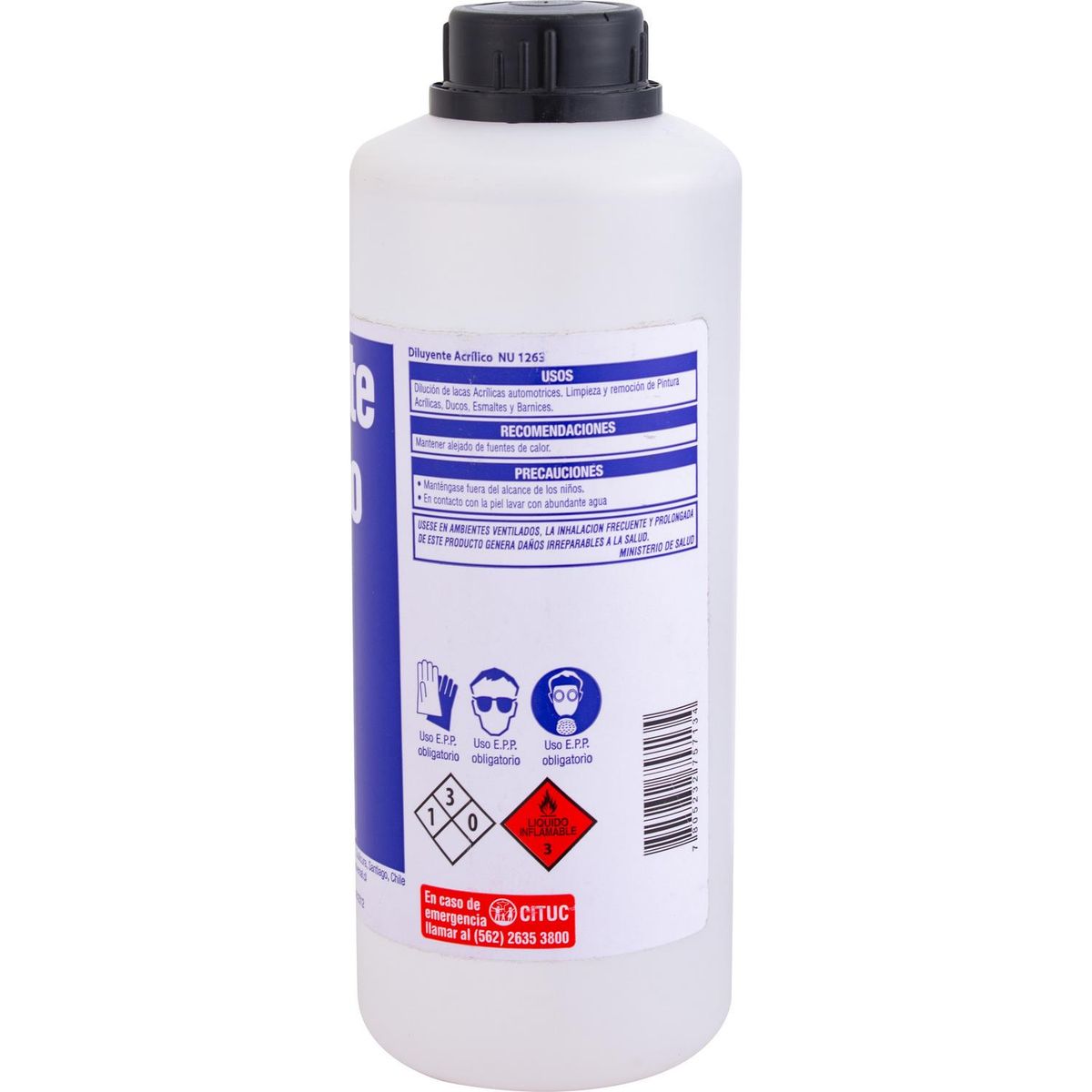 QUIMICA UNIVERSAL - Diluyente acrílico 1 lt