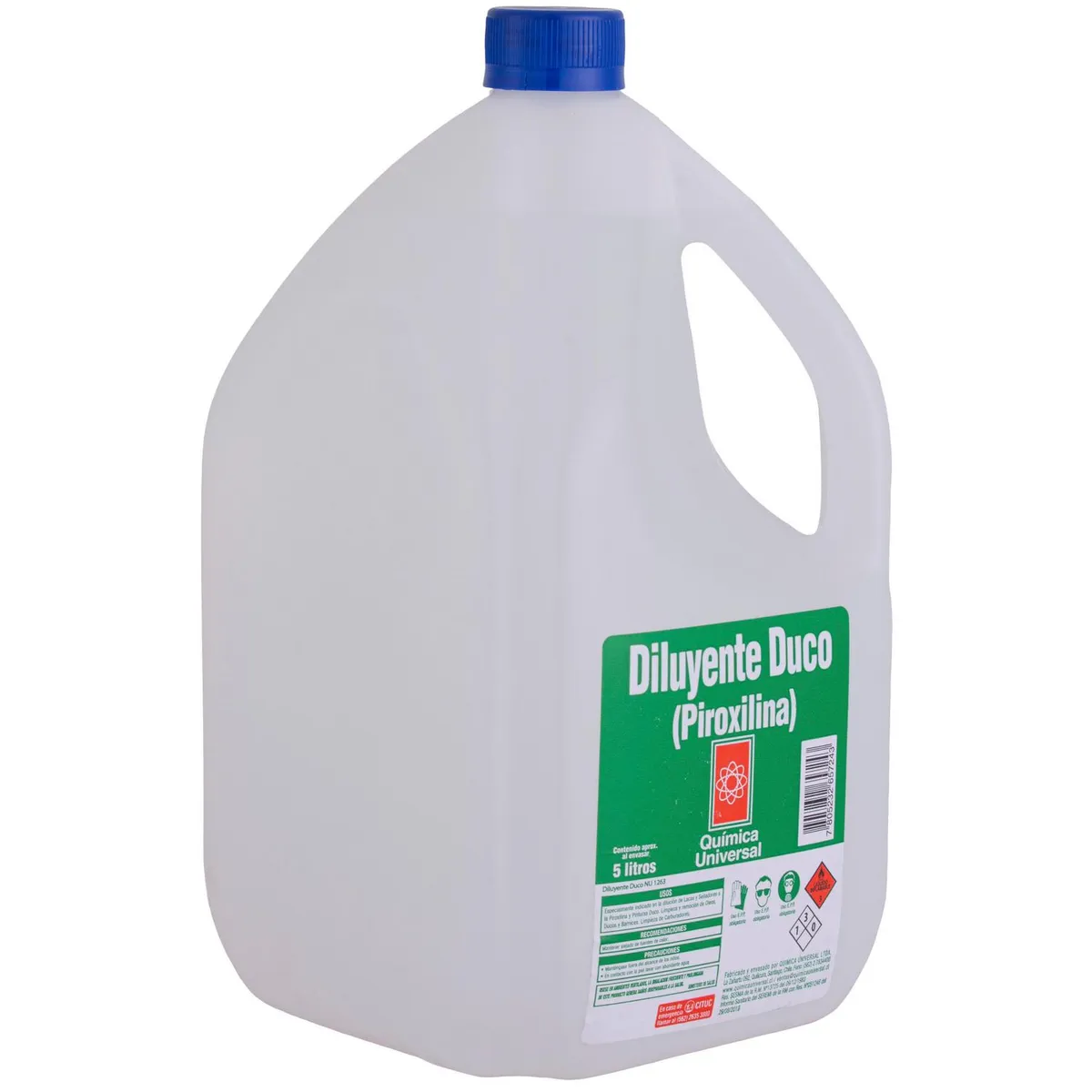 QUIMICA UNIVERSAL - Diluyente duco 5 lt Transparente