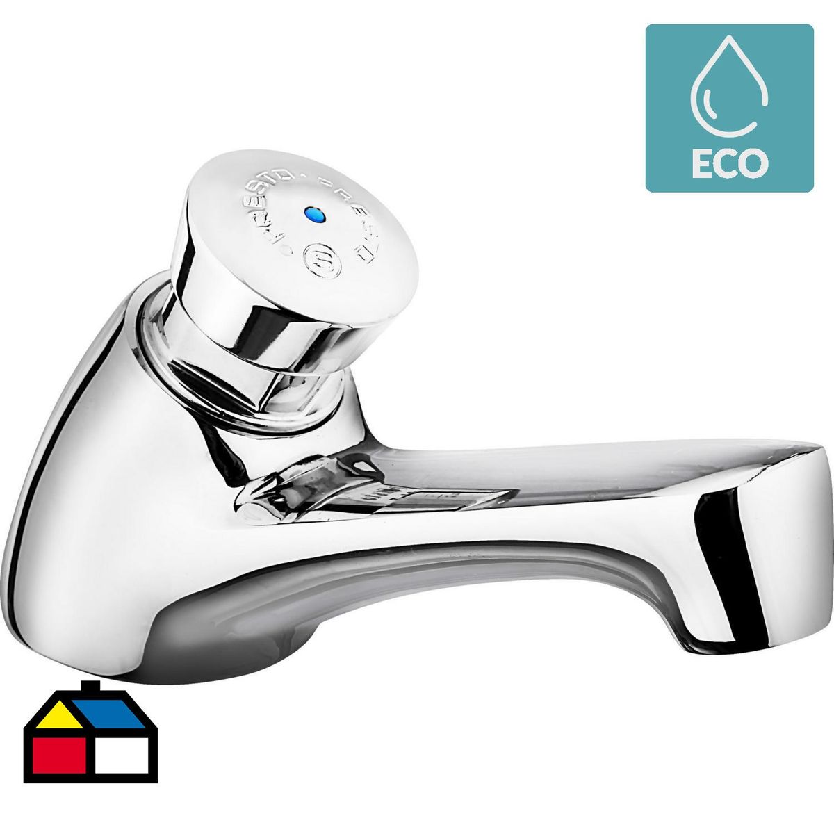 PRESTO - Temporizador Lavatorio Simple Antibloqueo Cromado