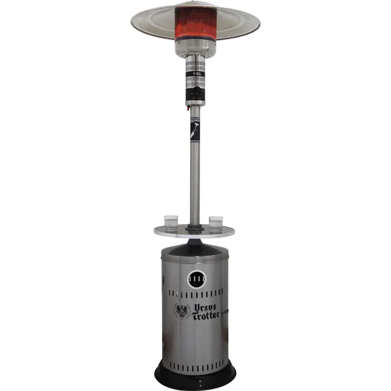 Calefactor de Terraza UT 15-K a Gas Licuado Acero / Propano Plateado