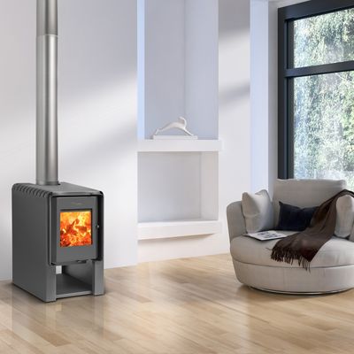 Imagen 2 del producto Estufa Leña Scantek 380 Gris Charcoal