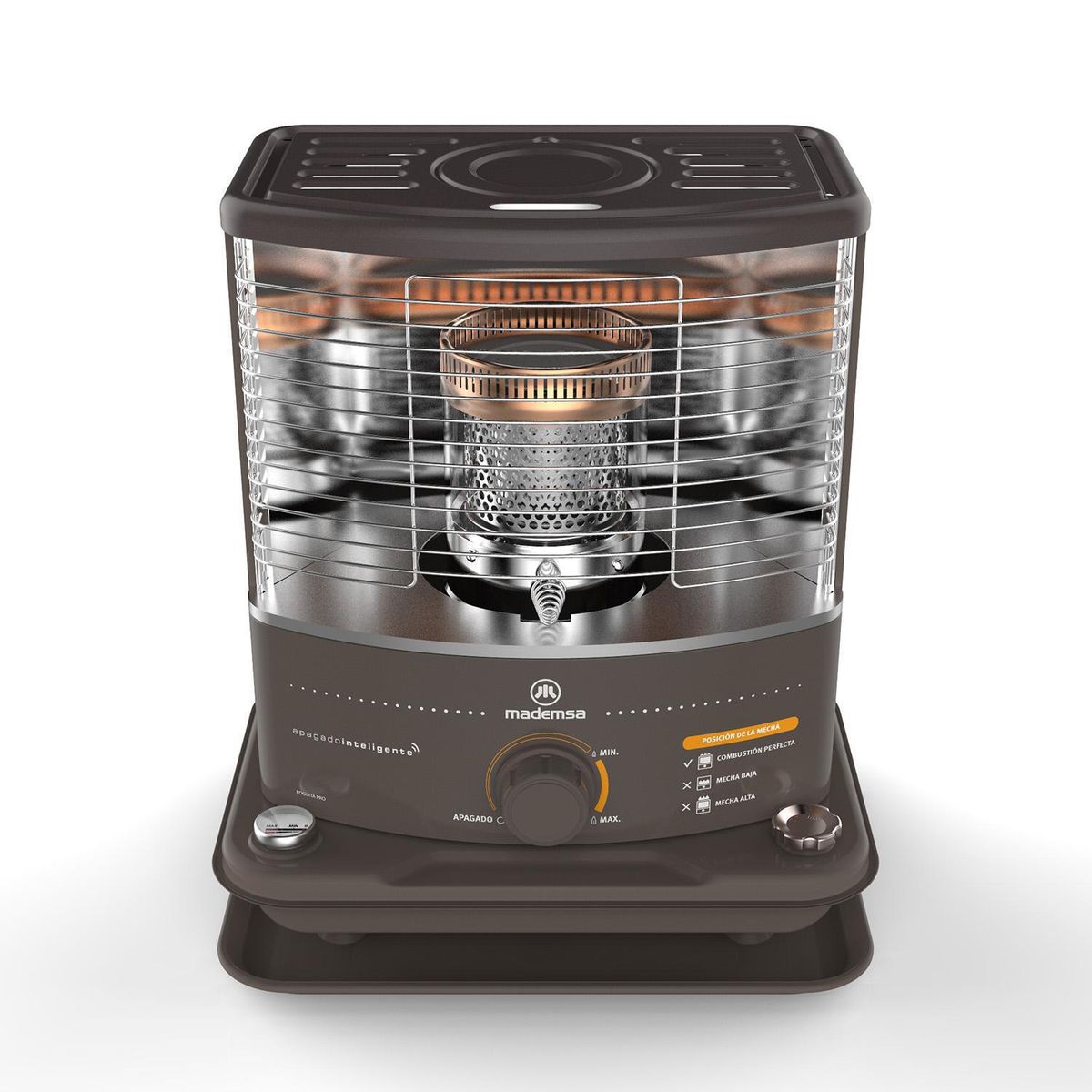 MADEMSA - Estufa Parafina FOGUITA PRO Gris