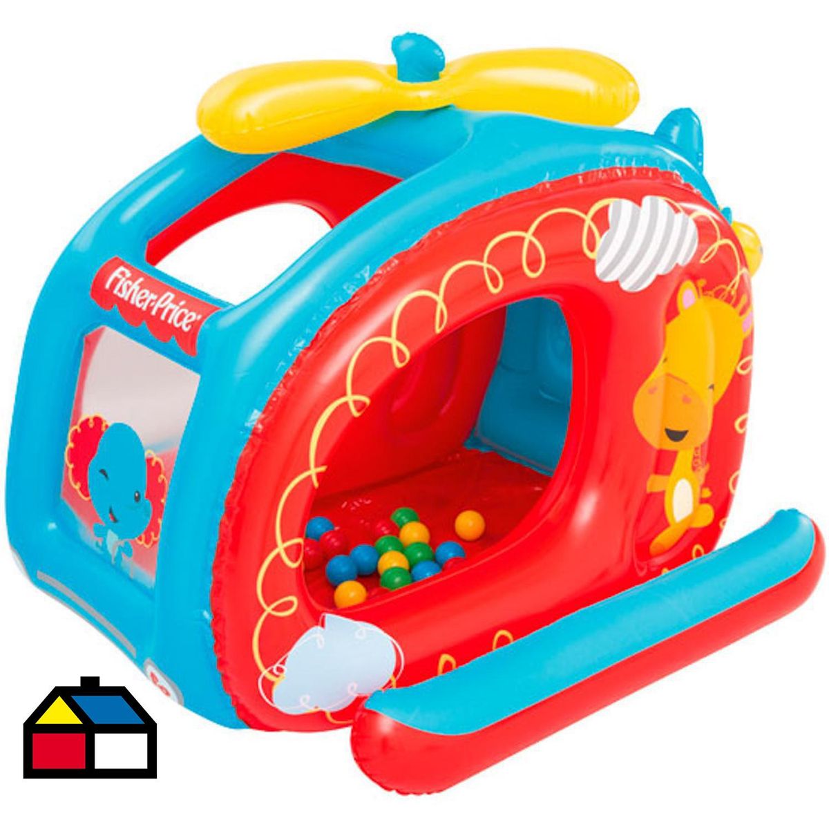 FISHER PRICE - Juego Inflable 112x97x137 cm Multicolor