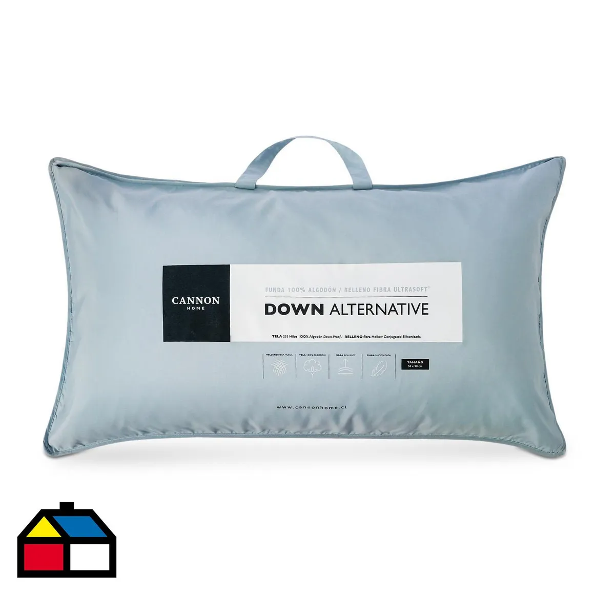 CANNON - Almohada Down Alternative de Fibra sintética para Dormir 50x70 cm