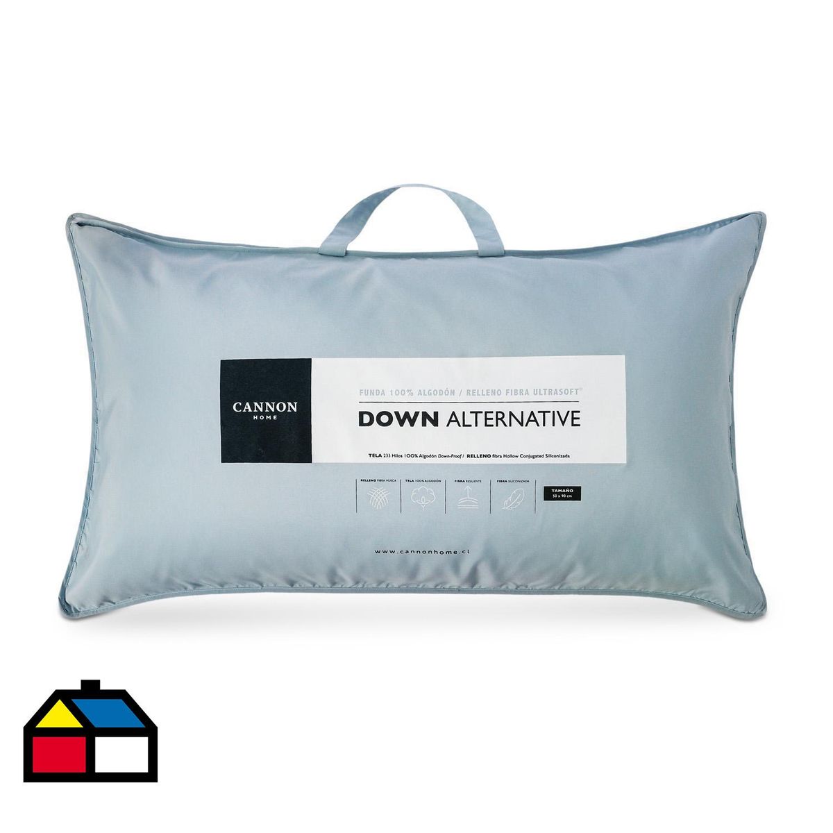 CANNON - Almohada Down Alternative de Fibra sintética para Dormir 50x70 cm