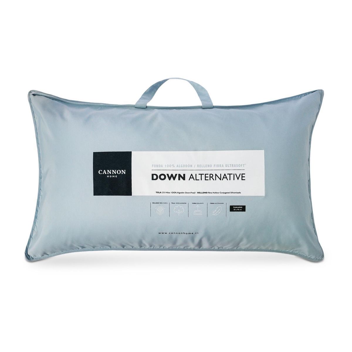 CANNON - Almohada Down Alternative de Fibra sintética para Dormir 50x70 cm