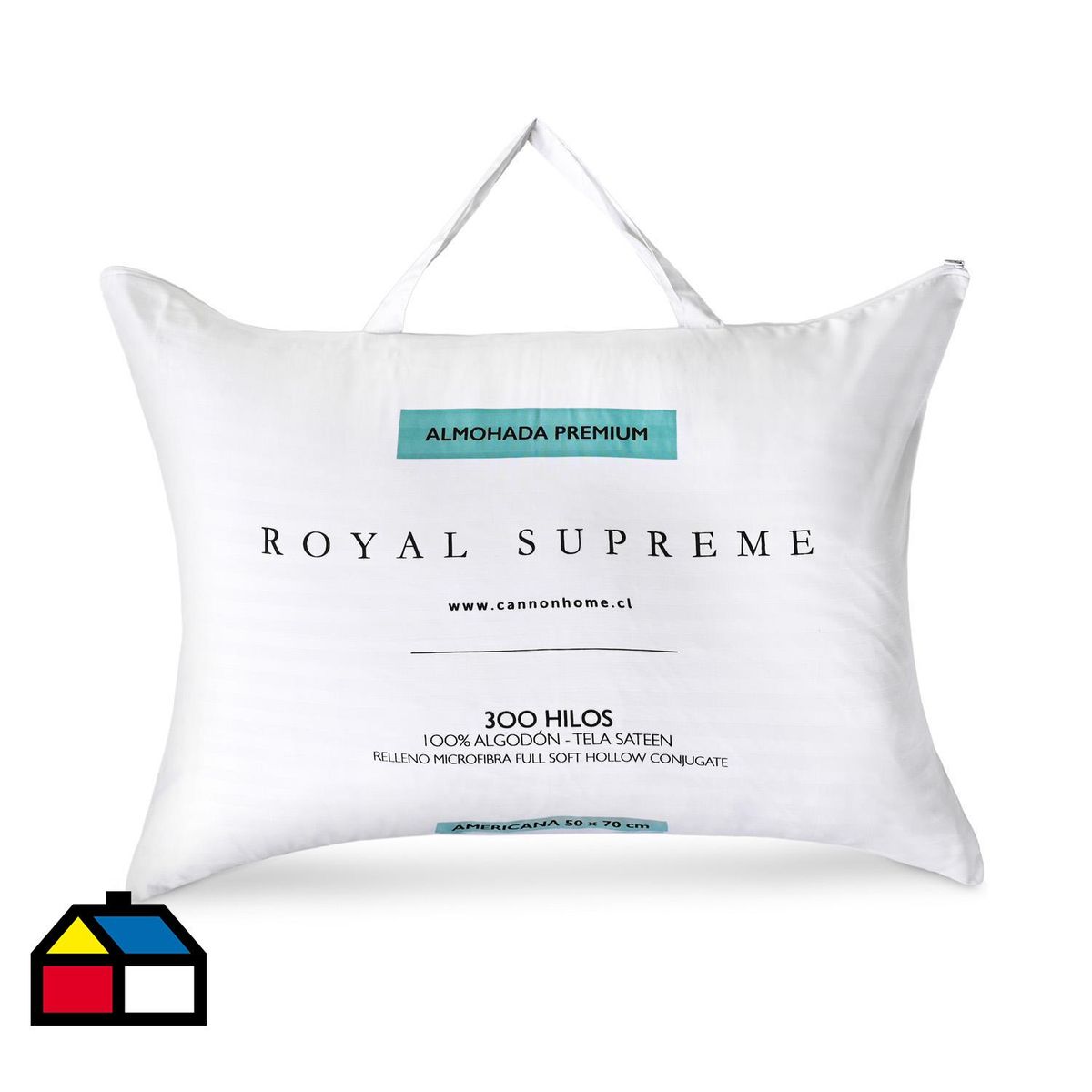 ROYAL SUPREME - Almohada Fiber Premium de Poliéster para Dormir 50x70 cm
