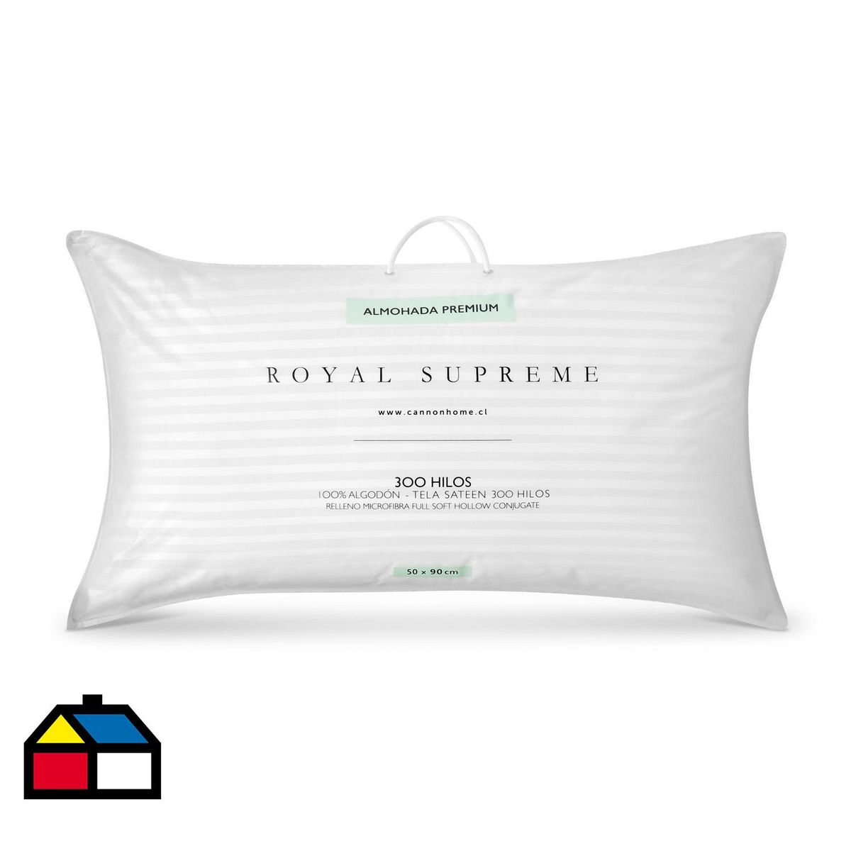 ROYAL SUPREME - Almohada Fiber Premium de Poliéster para Dormir 50x90 cm