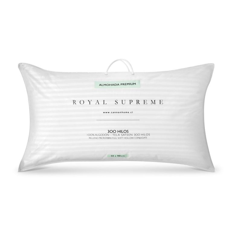 Almohada Fiber Premium de Poliéster para Dormir 50x90 cm