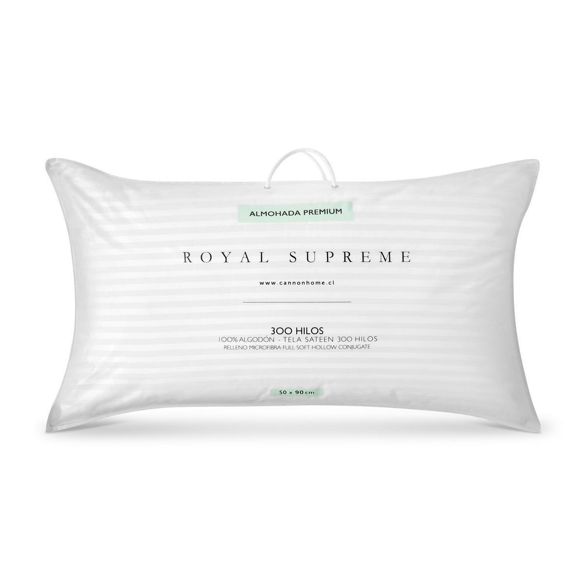 ROYAL SUPREME - Almohada Fiber Premium de Poliéster para Dormir 50x90 cm