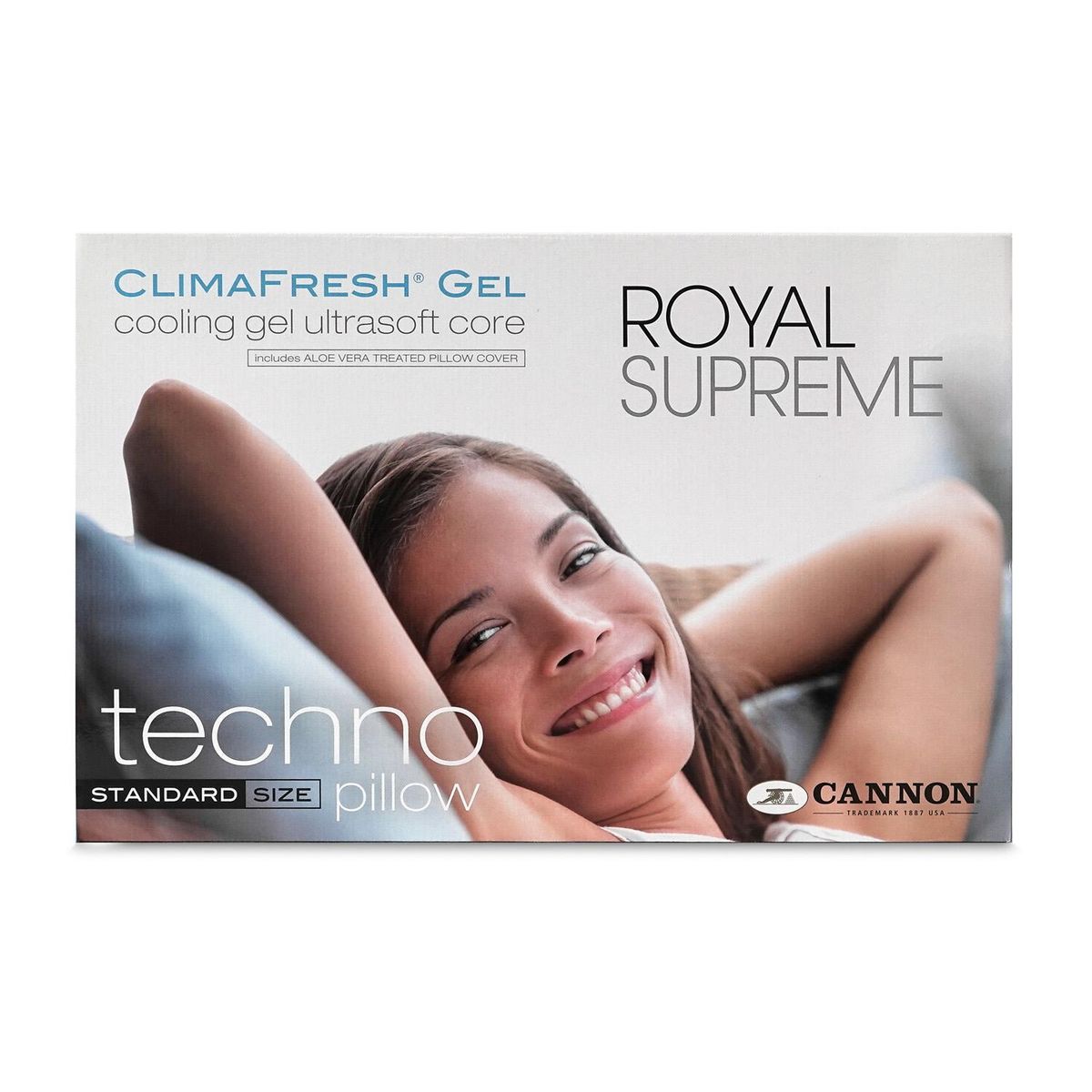 ROYAL SUPREME - Almohada Techno Memory de Fibra sintética para Dormir 50x70 cm