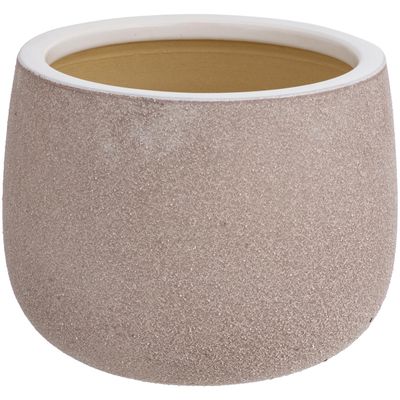 Imagen 2 del producto Macetero Ceuta de Cerámica 30x23 cm Beige