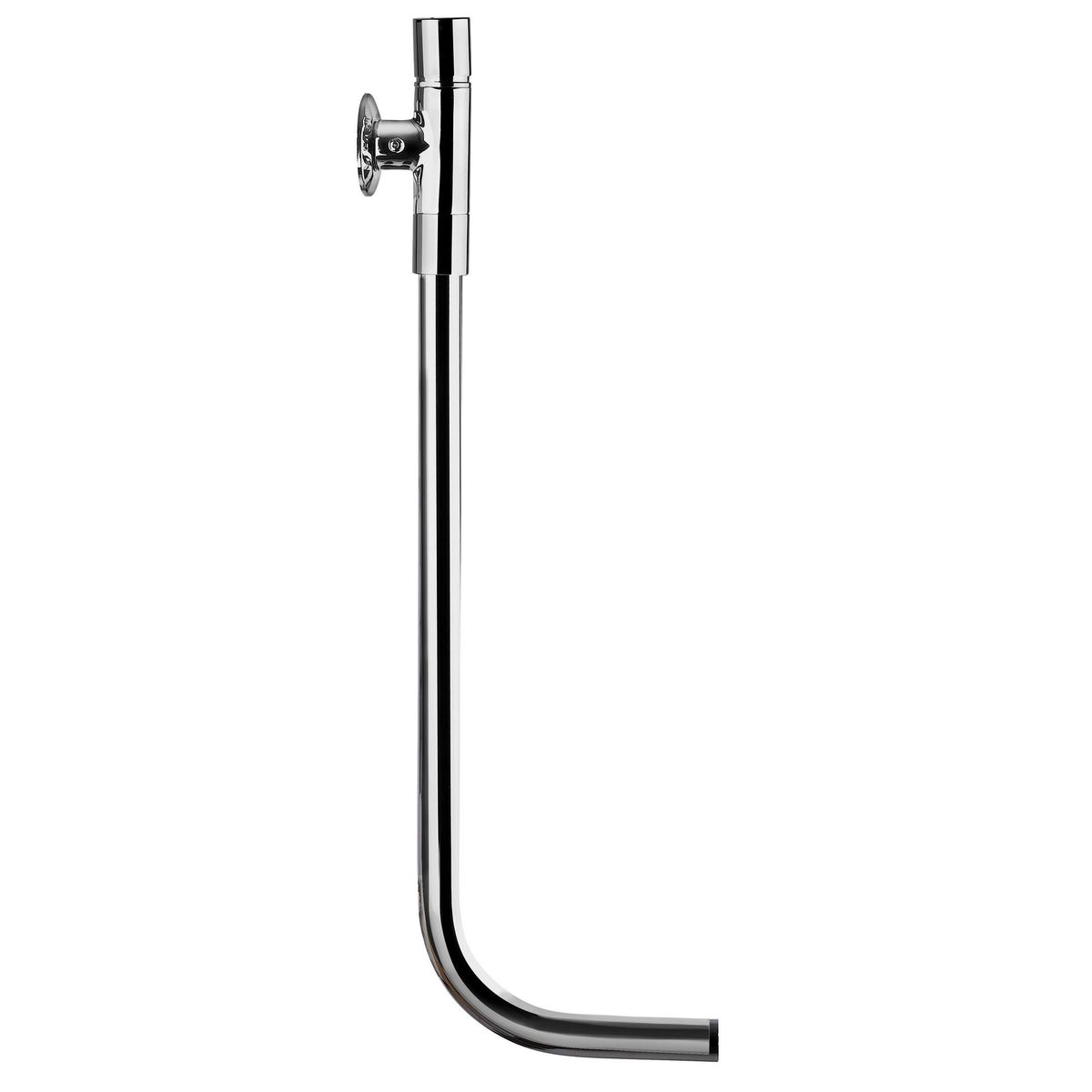 PRESTO - Fluxor WC expuesto botón vertical Presto latón