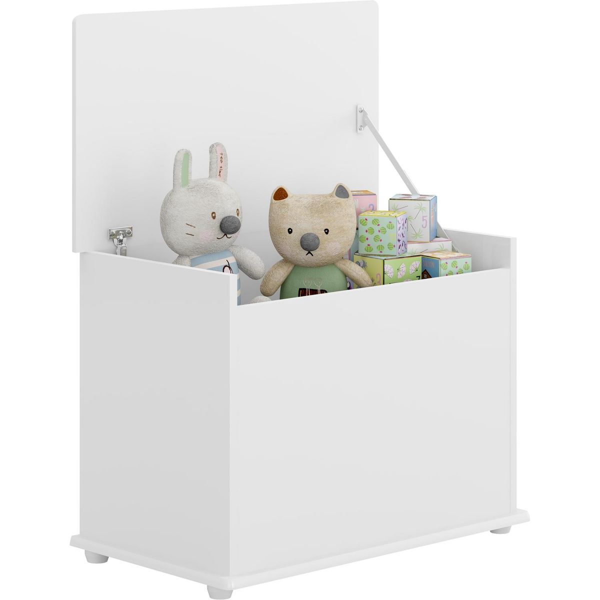 KIDSCOOL - Baúl 50x38x67 cm blanco