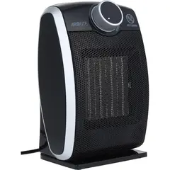 AIROLITE - Termoventilador Eléctrico 1800 W Curve Black Negro