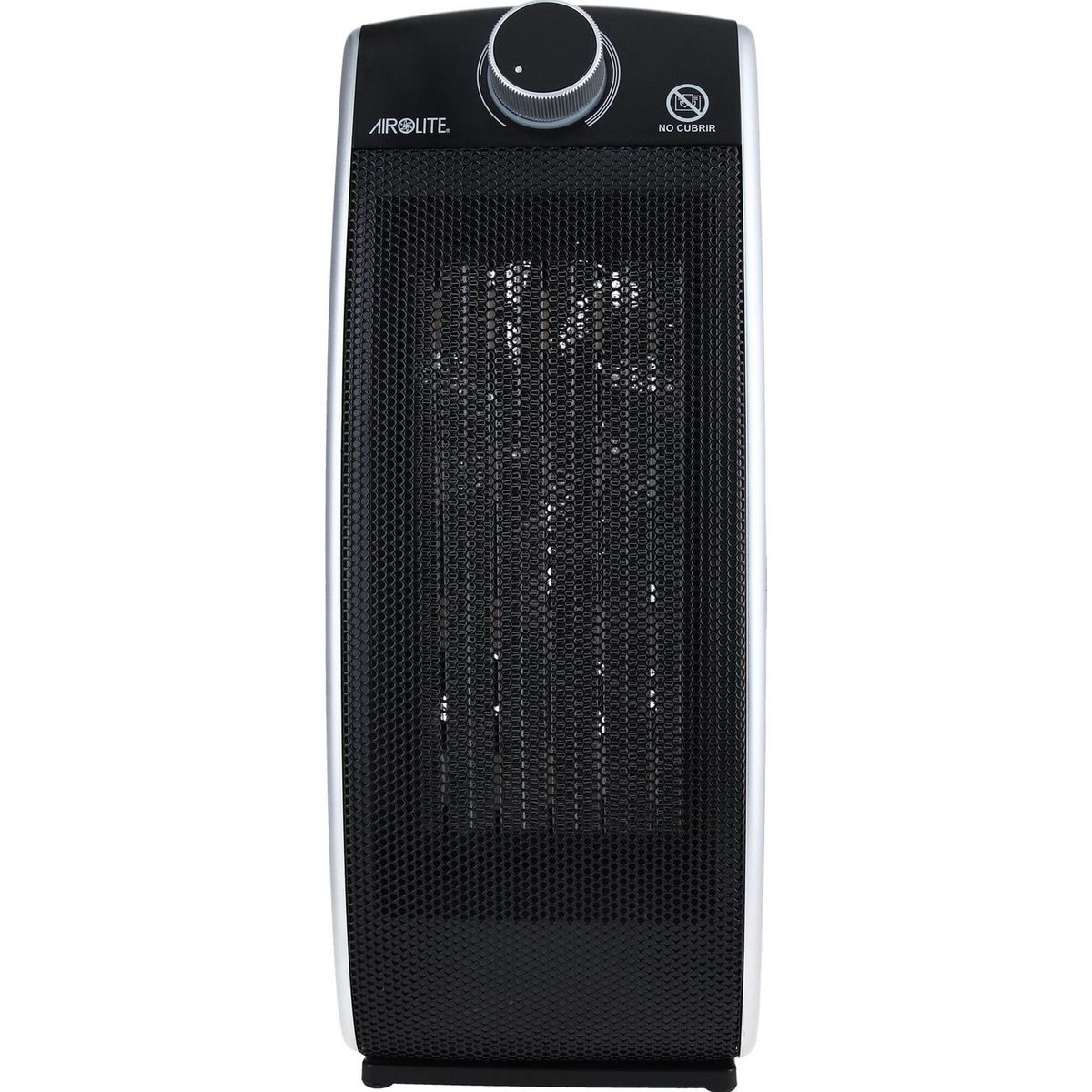 AIROLITE - Termoventilador Eléctrico 2000 W CurveTower Negro