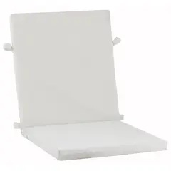 JUST HOME COLLECTION - Repuesto Cojín para Silla 55x115 cm Blanco